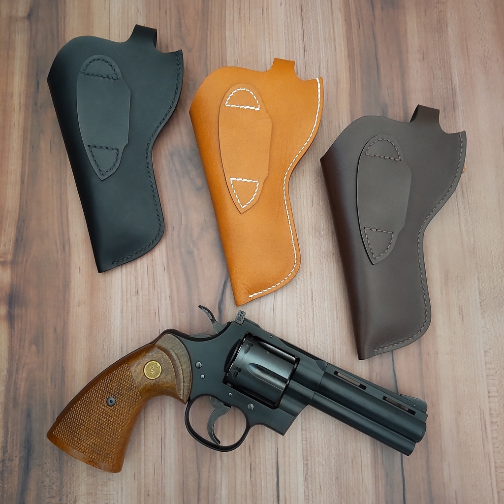 【受注製作】レザーホルスター タナカワークス コルト パイソン 4インチ対応