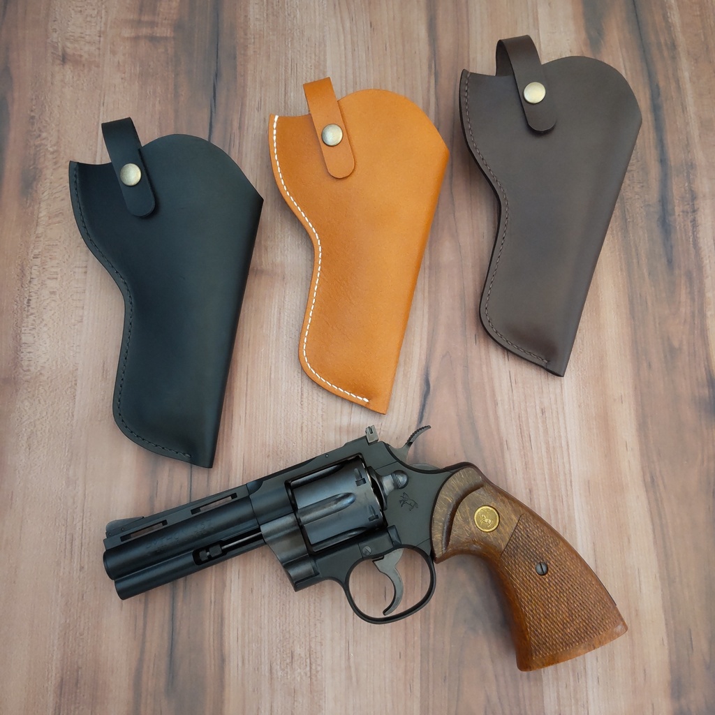 【受注製作】レザーホルスター タナカワークス コルト パイソン 4インチ対応