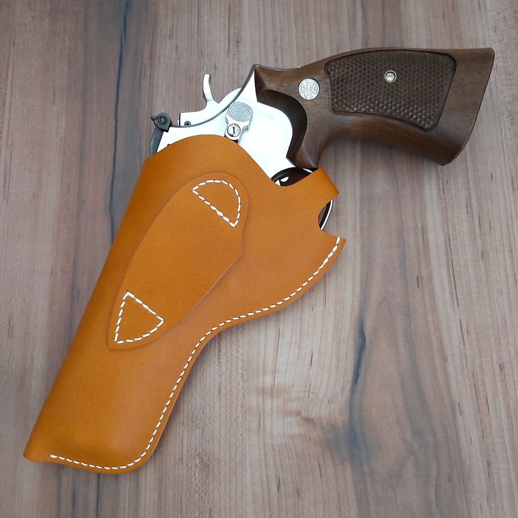 【受注製作】レザーホルスター マルシン S&W M586 M686 4インチ モデルガン対応