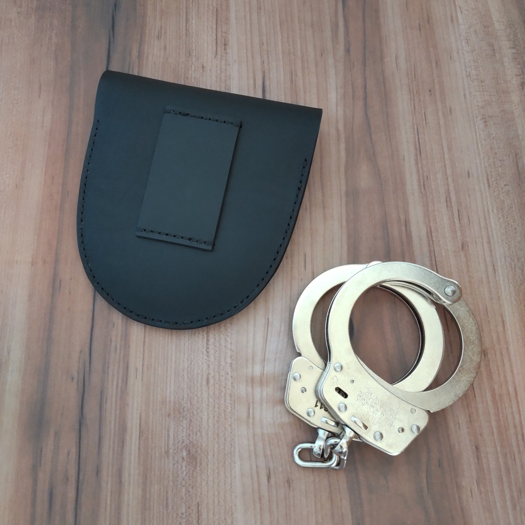 【受注製作】ポリス風ハンドカフ用レザーケース②(手錠ケース)