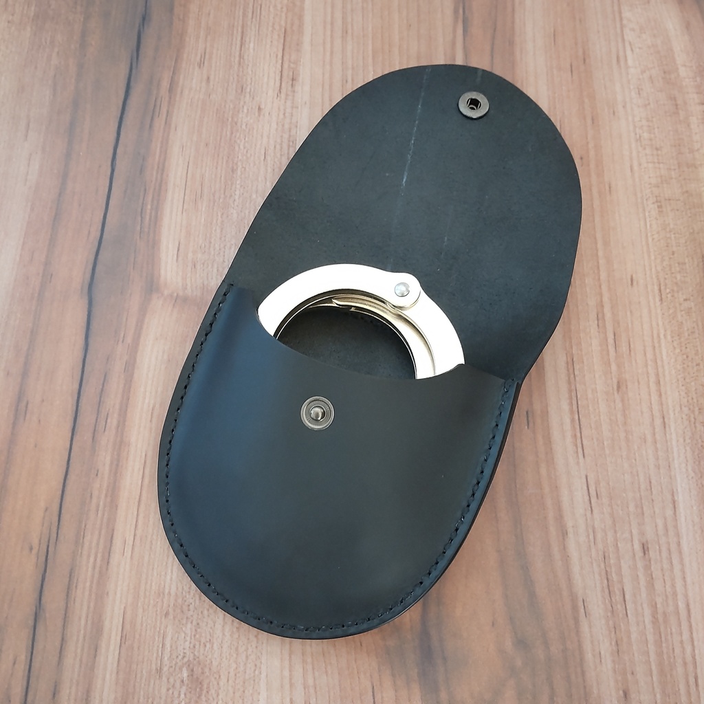 【受注製作】ポリス風ハンドカフ用レザーケース②(手錠ケース)