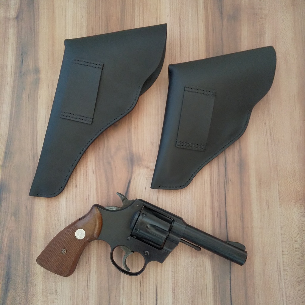 【受注製作】ポリス風レザーホルスター MGC CAW コルト ローマン対応