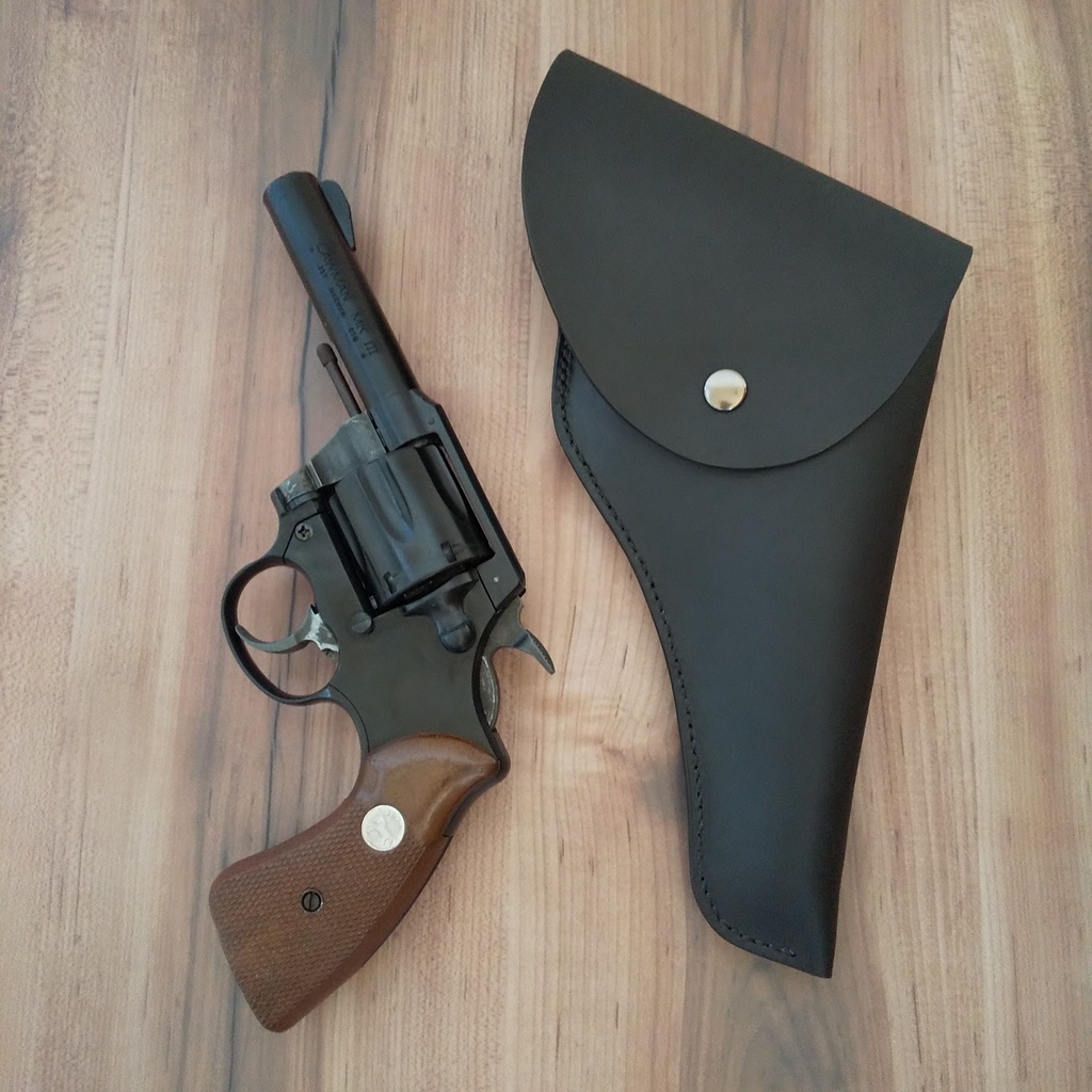 【受注製作】ポリス風レザーホルスター MGC CAW コルト ローマン対応