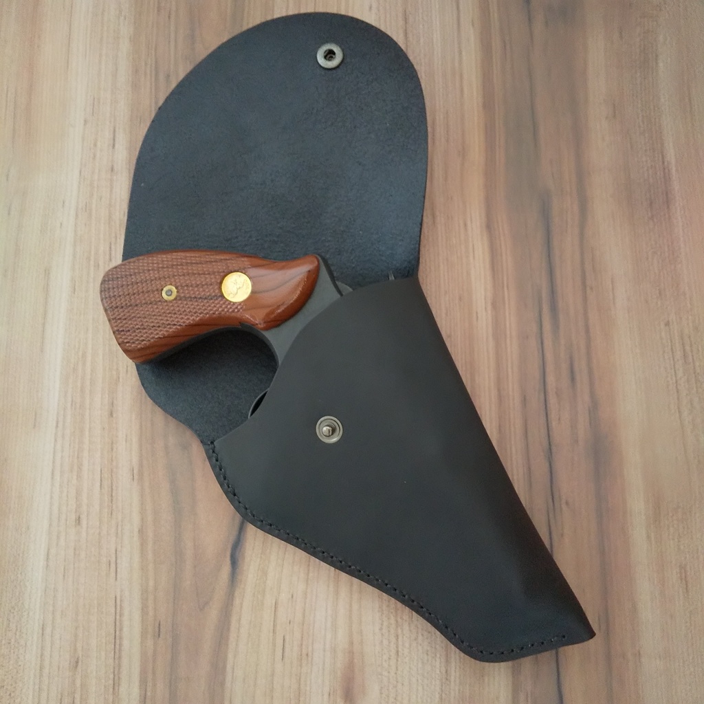 【受注製作】ポリス風レザーホルスター MGC CAW コルト ローマン対応