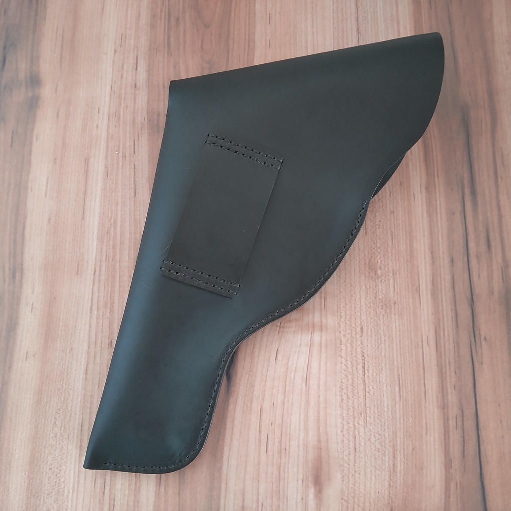 【受注製作】ポリス風レザーホルスター コルト パイソン・S&W M586対応