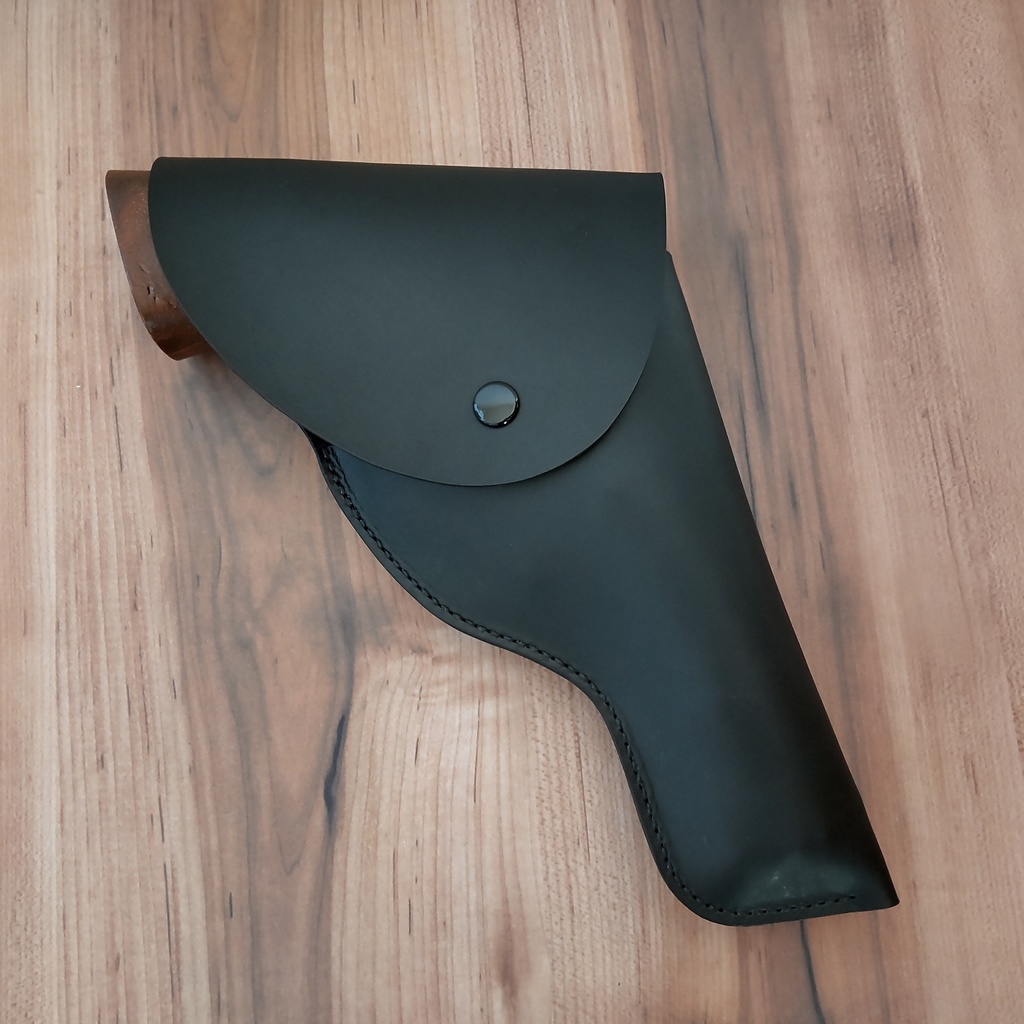 【受注製作】ポリス風レザーホルスター コルト パイソン・S&W M586対応