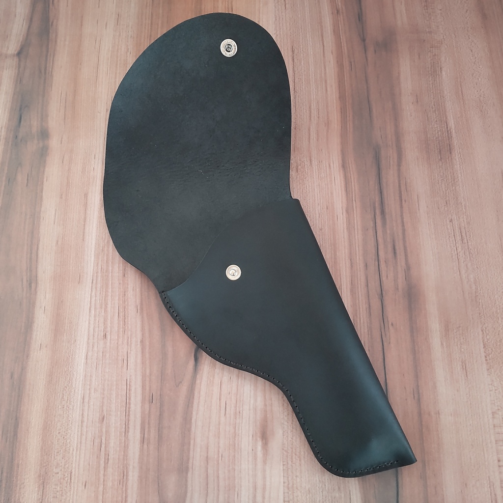 【受注製作】ポリス風レザーホルスター コルト パイソン・S&W M586対応