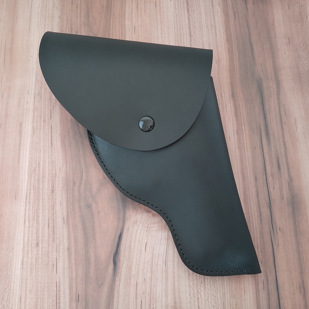 【受注製作】ポリス風レザーホルスター コルト パイソン・S&W M586対応