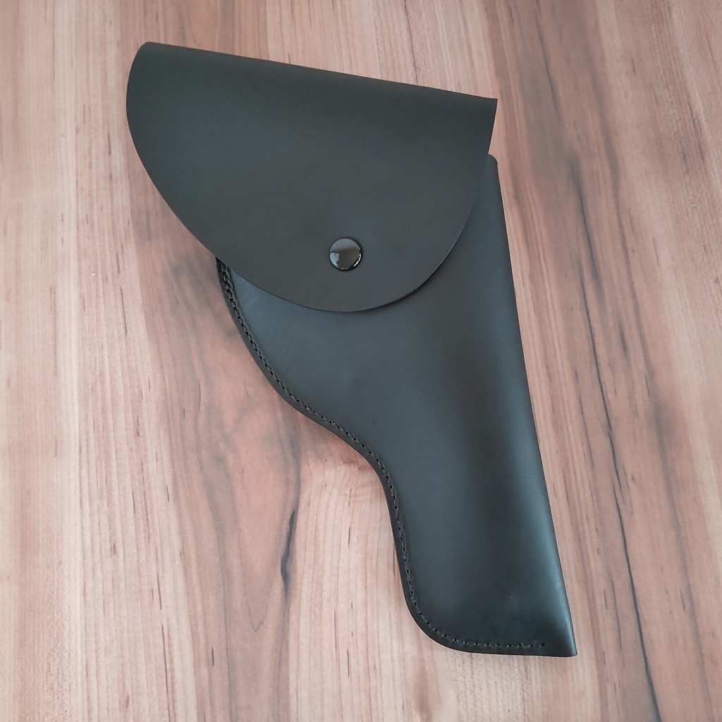 【受注製作】ポリス風レザーホルスター コルト パイソン・S&W M586対応