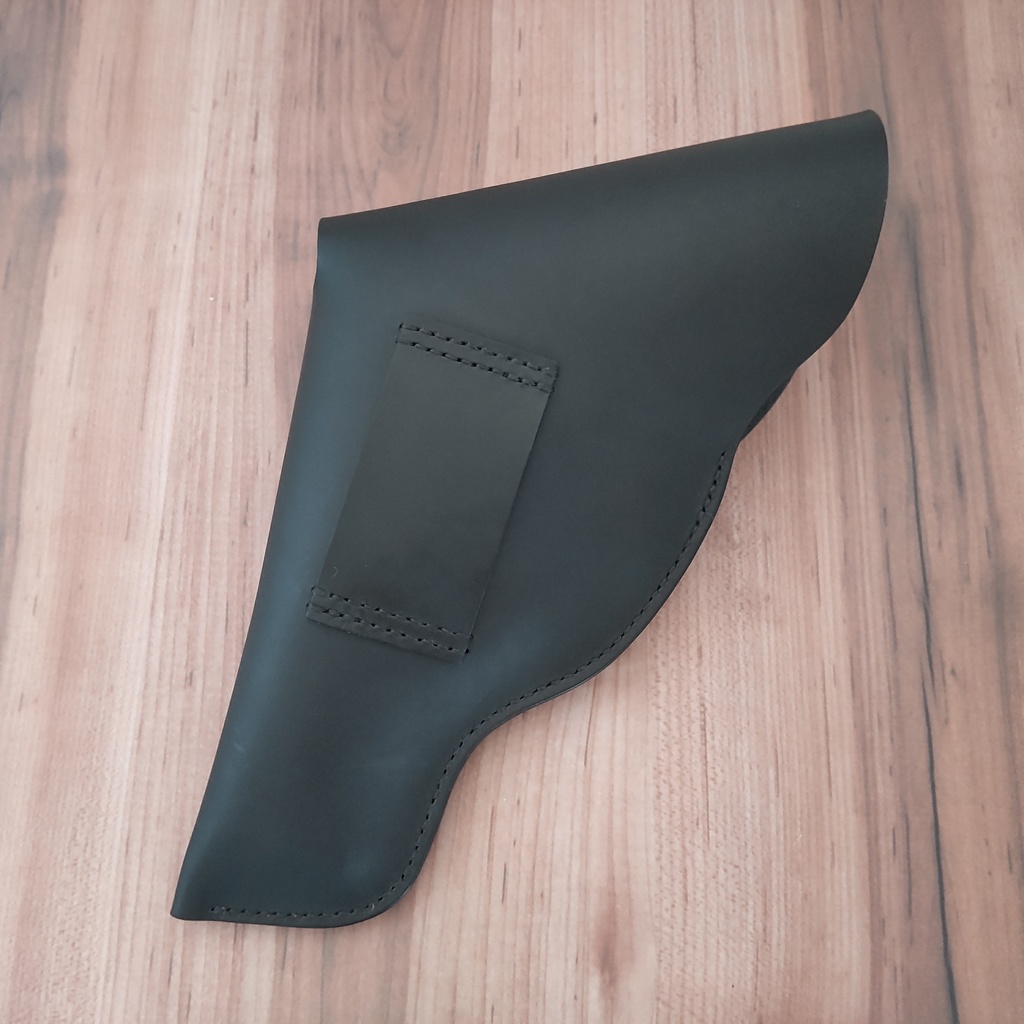 【受注製作】ポリス風レザーホルスター コルト パイソン・S&W M586対応