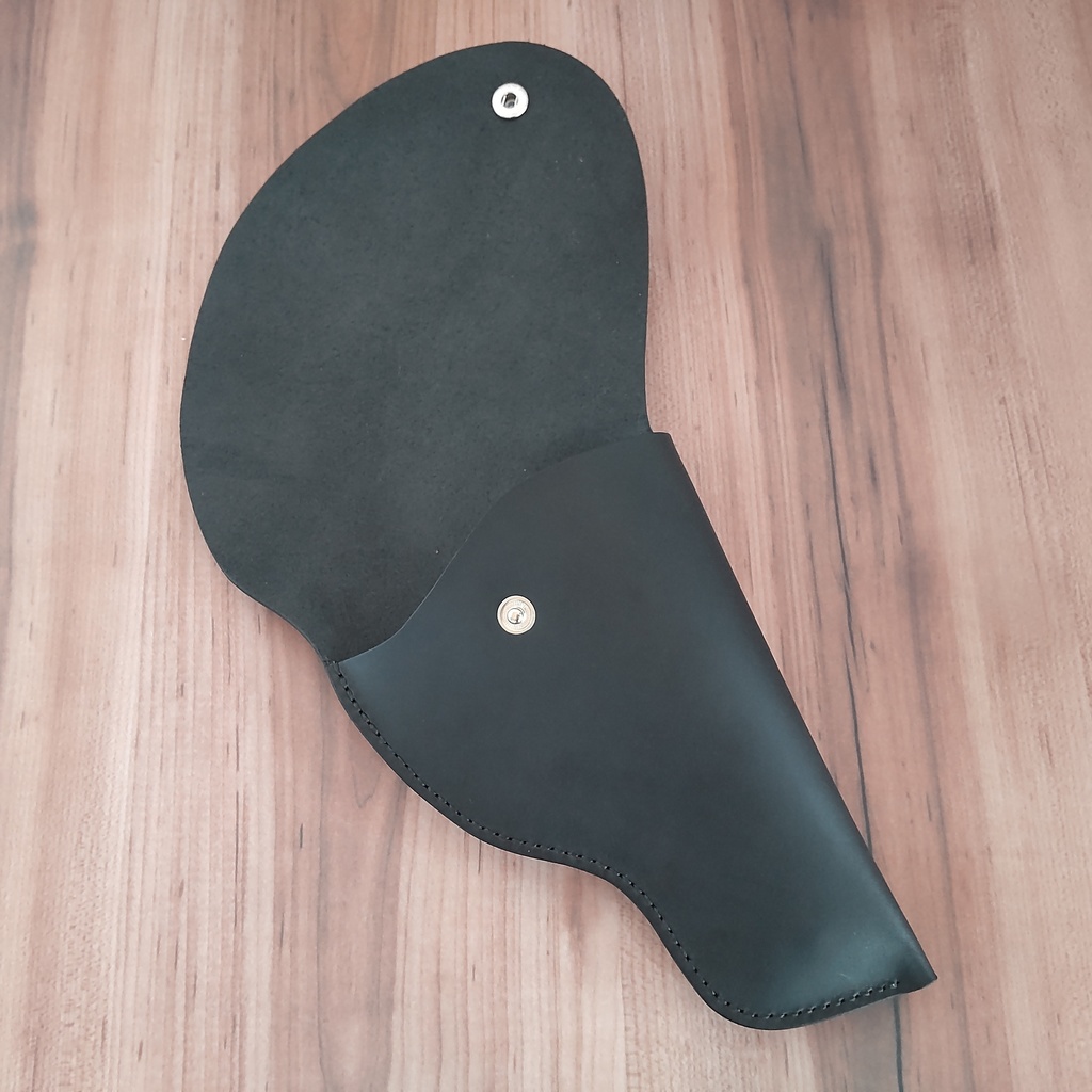 【受注製作】ポリス風レザーホルスター コルト パイソン・S&W M586対応