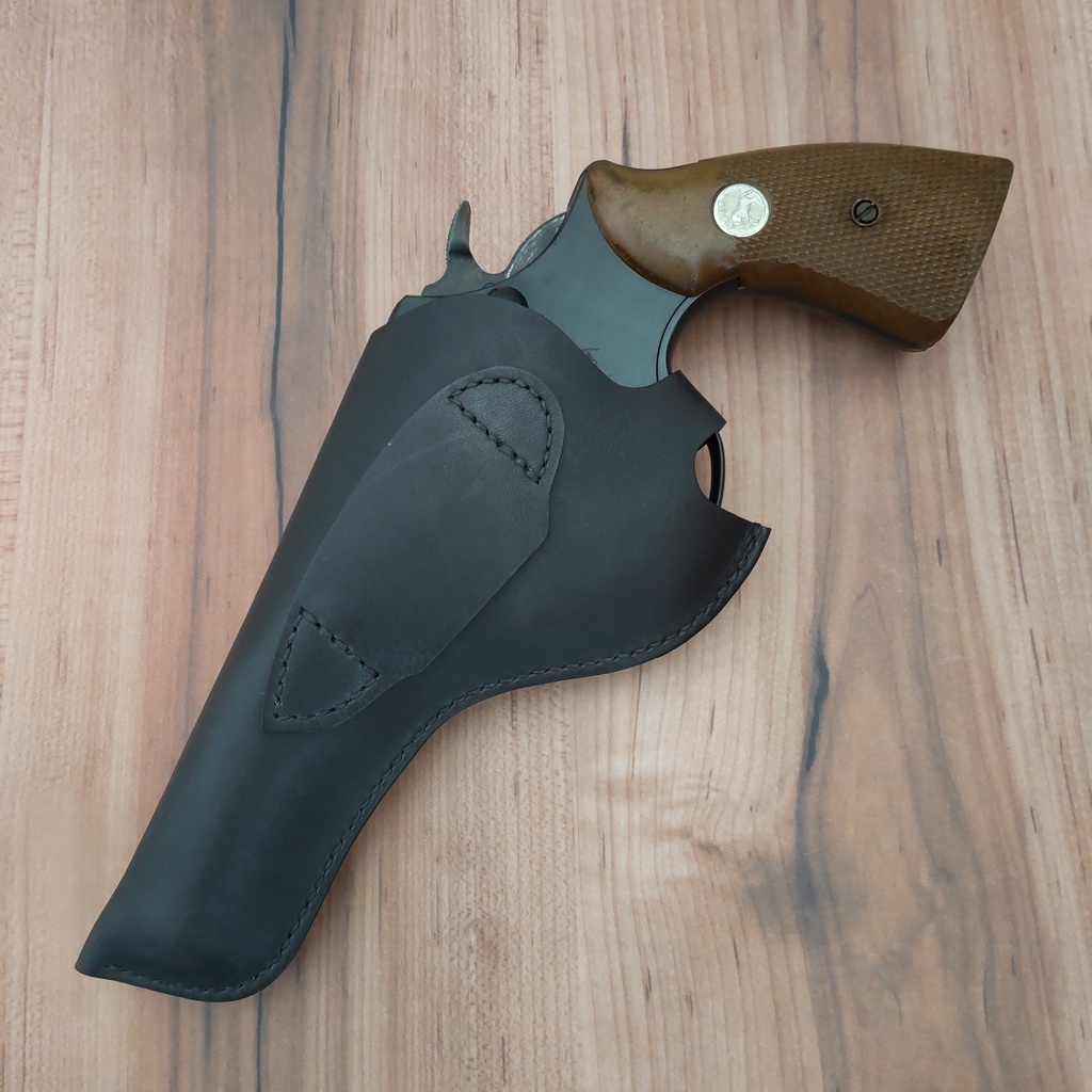 【受注製作】レザーホルスター CAW MGC コルト ローマン 4インチ対応