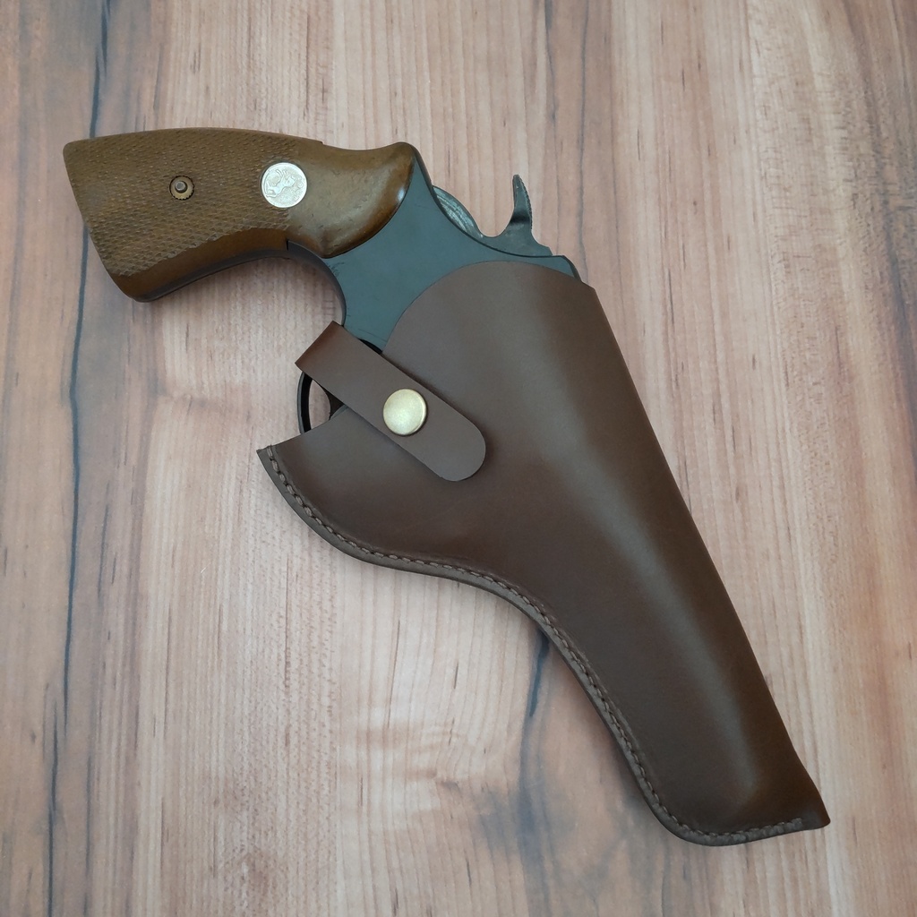 【受注製作】レザーホルスター CAW MGC コルト ローマン 4インチ対応