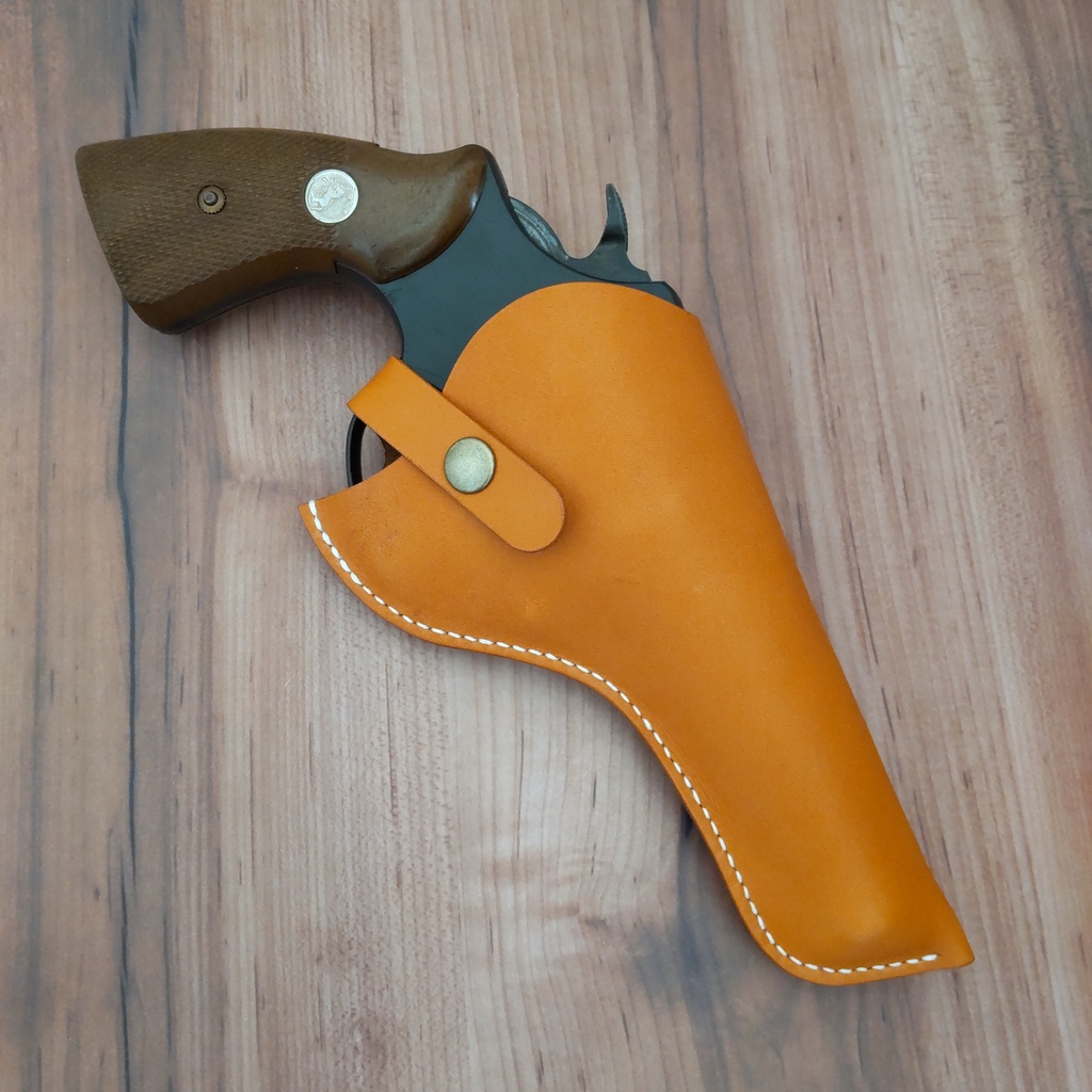 【受注製作】レザーホルスター CAW MGC コルト ローマン 4インチ対応