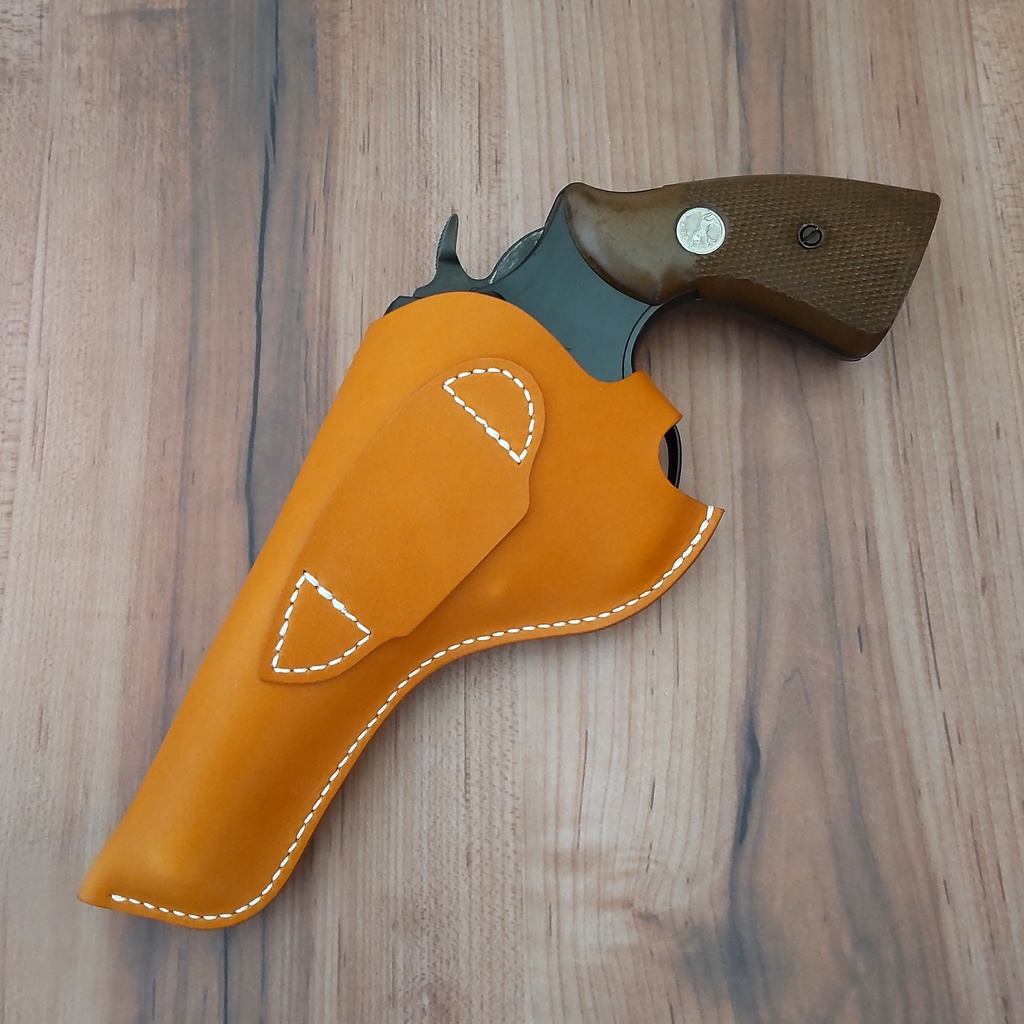 【受注製作】レザーホルスター CAW MGC コルト ローマン 4インチ対応