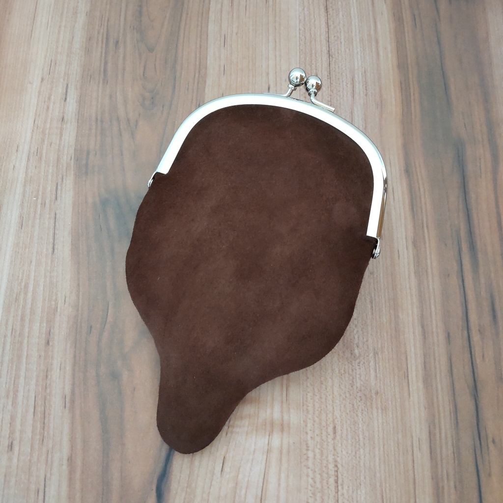 【受注製作】レザー製がま口ケース ハートフォード プロテクター パームピストル対応