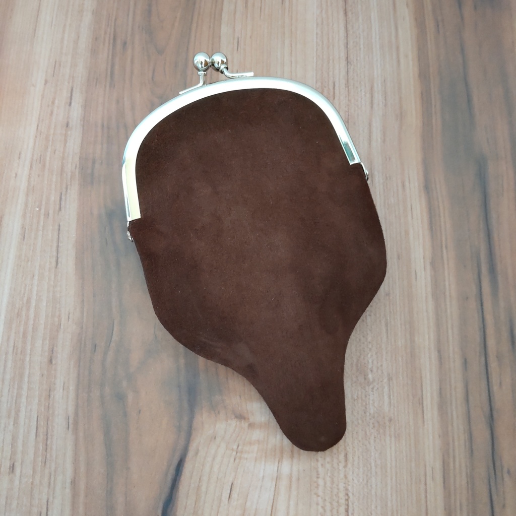 【受注製作】レザー製がま口ケース ハートフォード プロテクター パームピストル対応