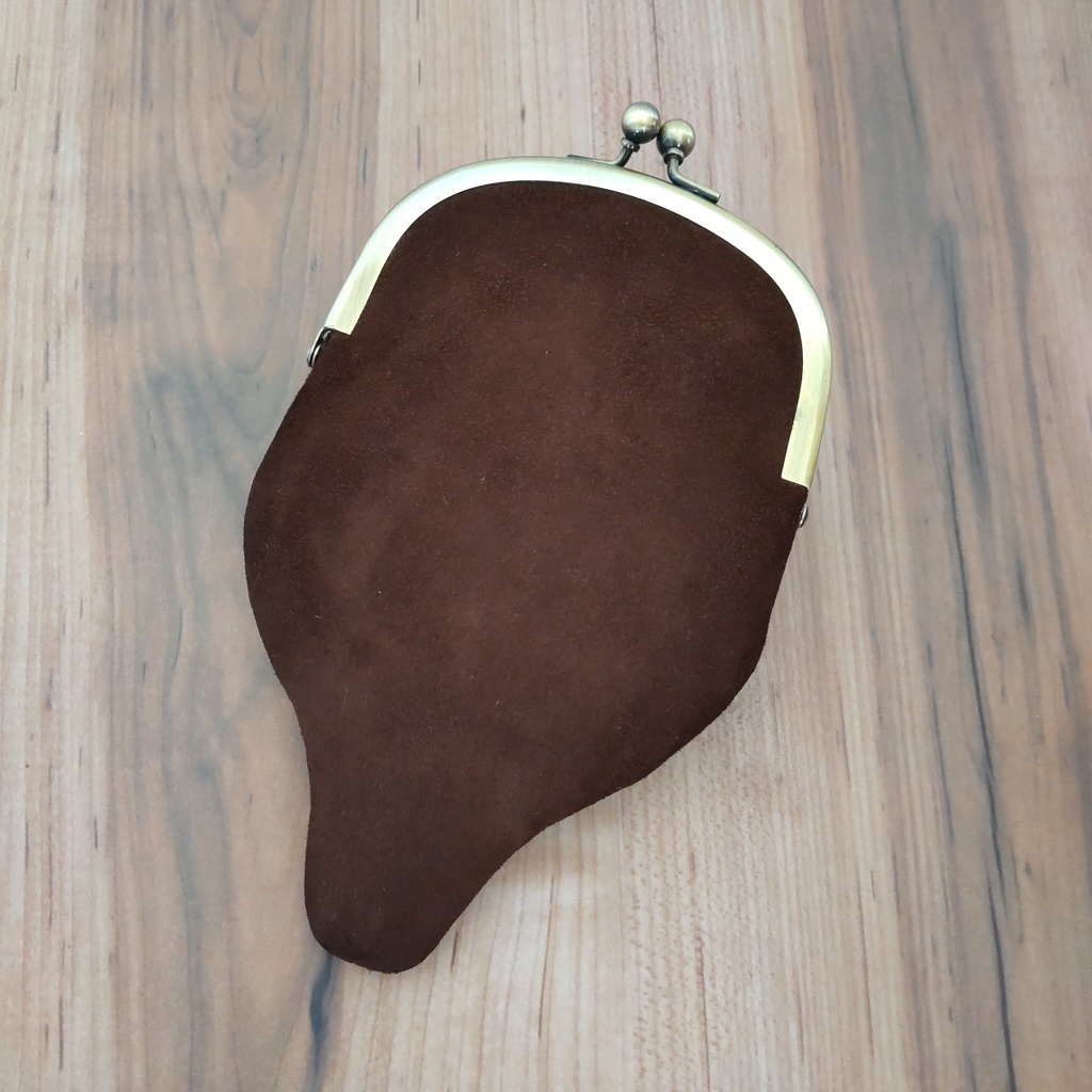 【受注製作】レザー製がま口ケース ハートフォード プロテクター パームピストル対応