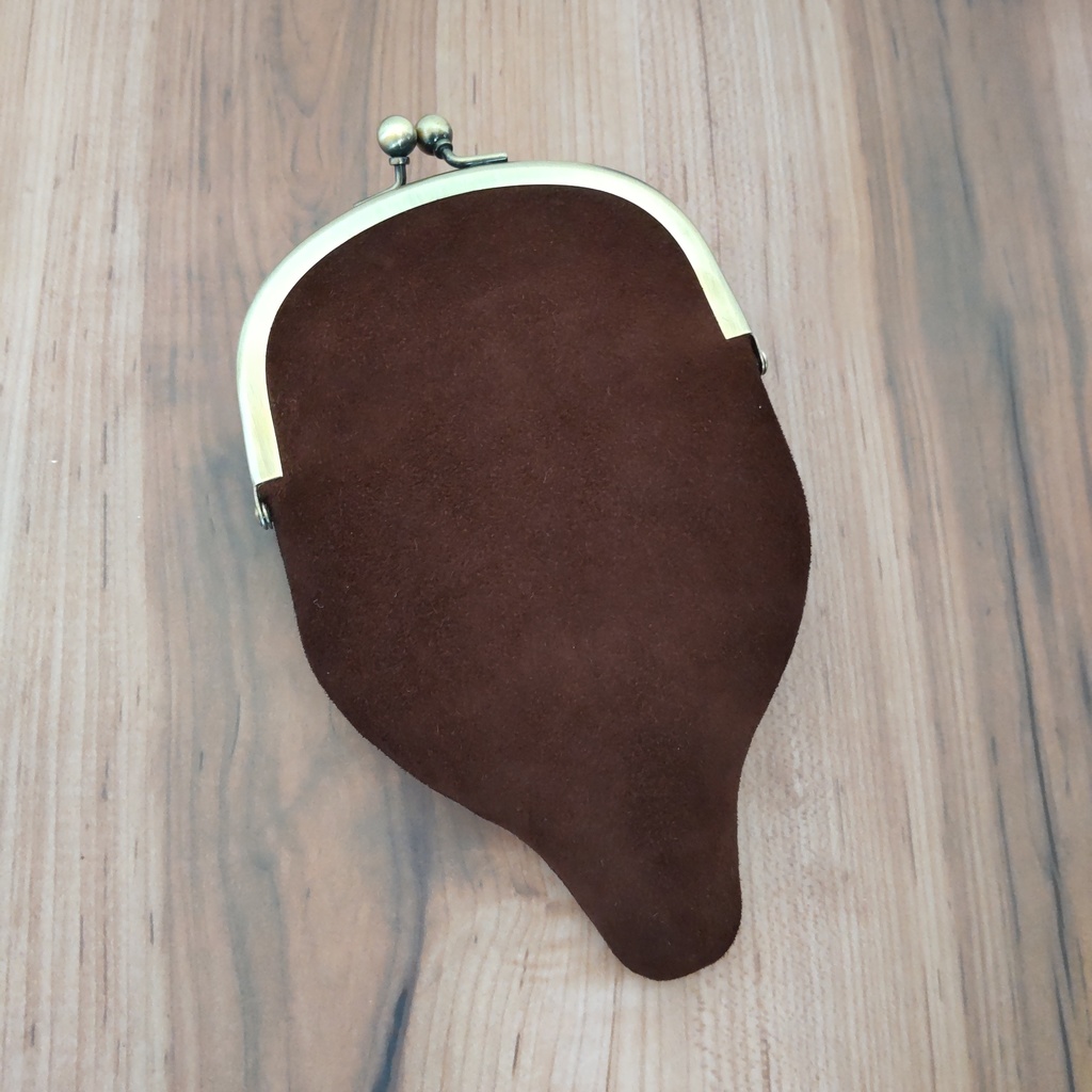 【受注製作】レザー製がま口ケース ハートフォード プロテクター パームピストル対応