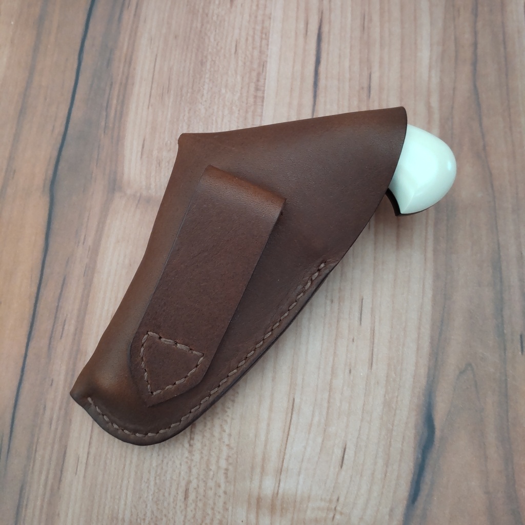 【受注製作】レザーホルスター ハートフォード デリンジャーナンバー3対応 (蓋付タイプ)