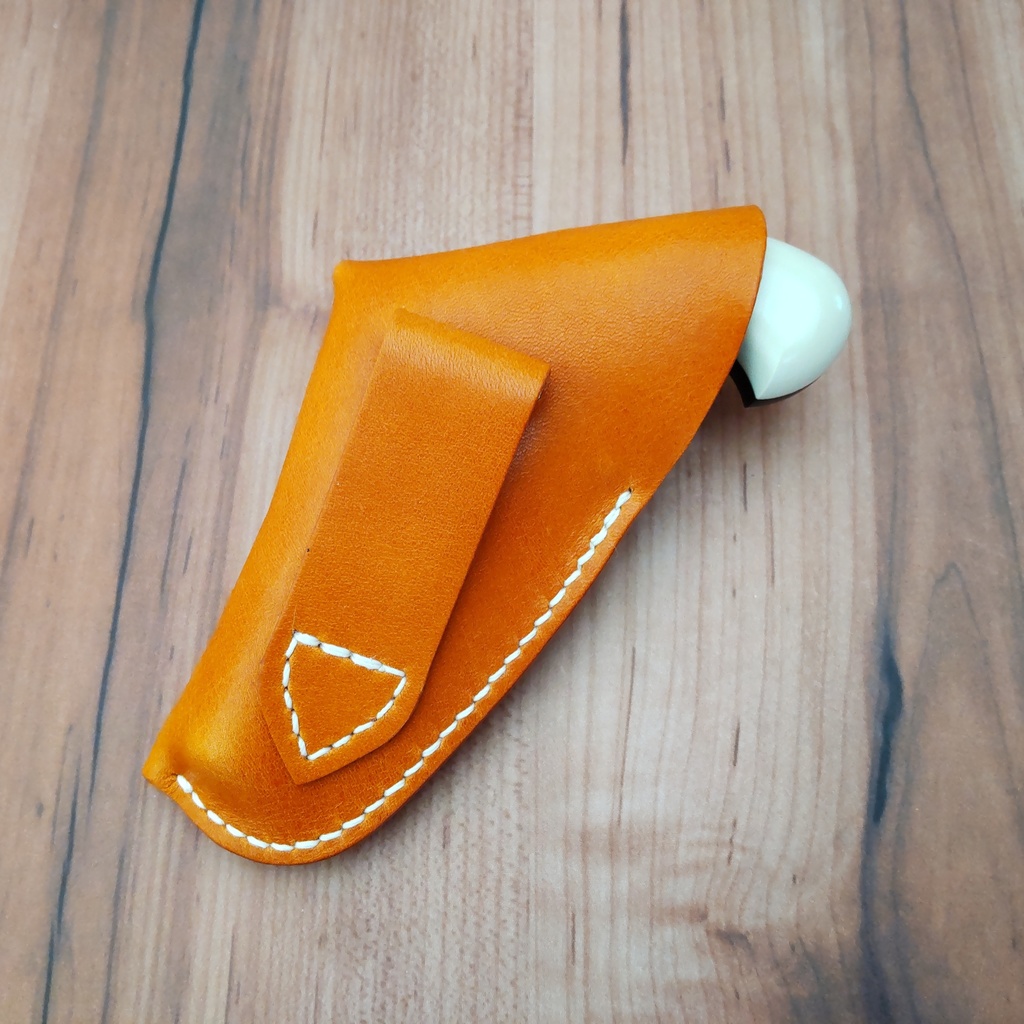 【受注製作】レザーホルスター ハートフォード デリンジャーナンバー3対応 (蓋付タイプ)