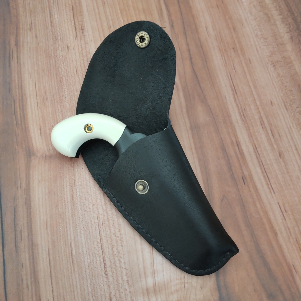 【受注製作】レザーホルスター ハートフォード デリンジャーナンバー3対応 (蓋付タイプ)