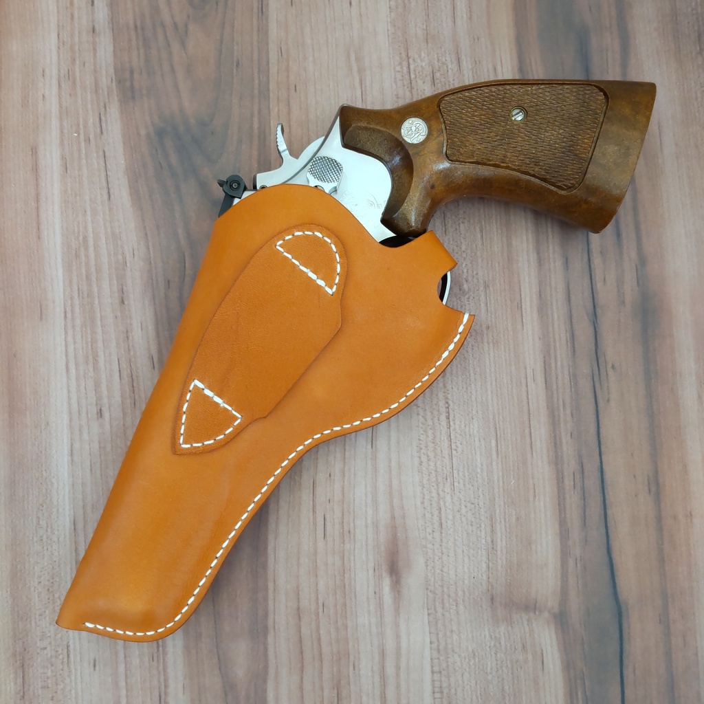 【受注製作】レザーホルスター タナカワークス S&W M19 M66 4インチ対応