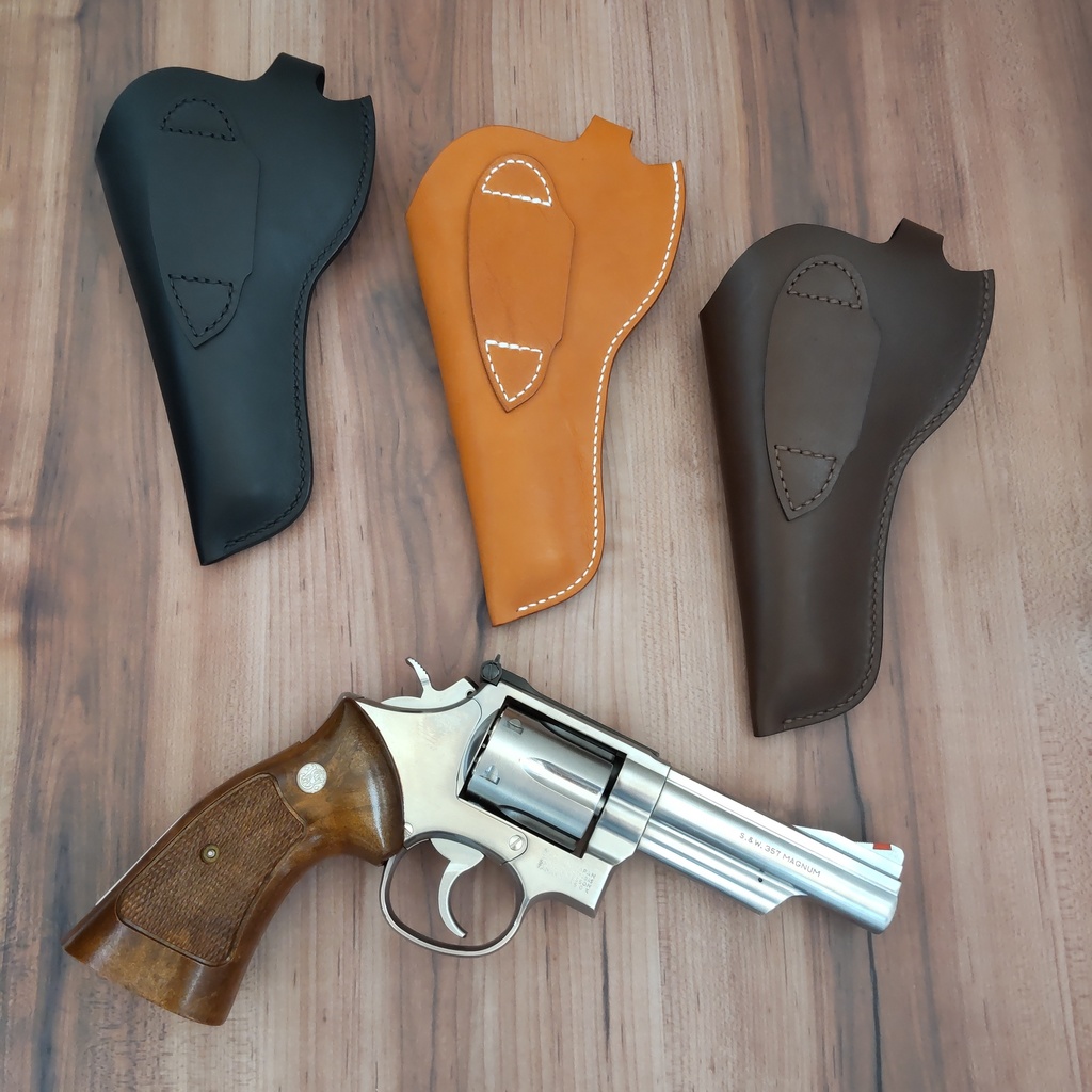 【受注製作】レザーホルスター タナカワークス S&W M19 M66 4インチ対応