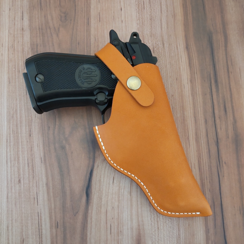 【受注製作】レザーホルスター ウエスタンアームズ ベレッタM84FS・マルシン M84対応