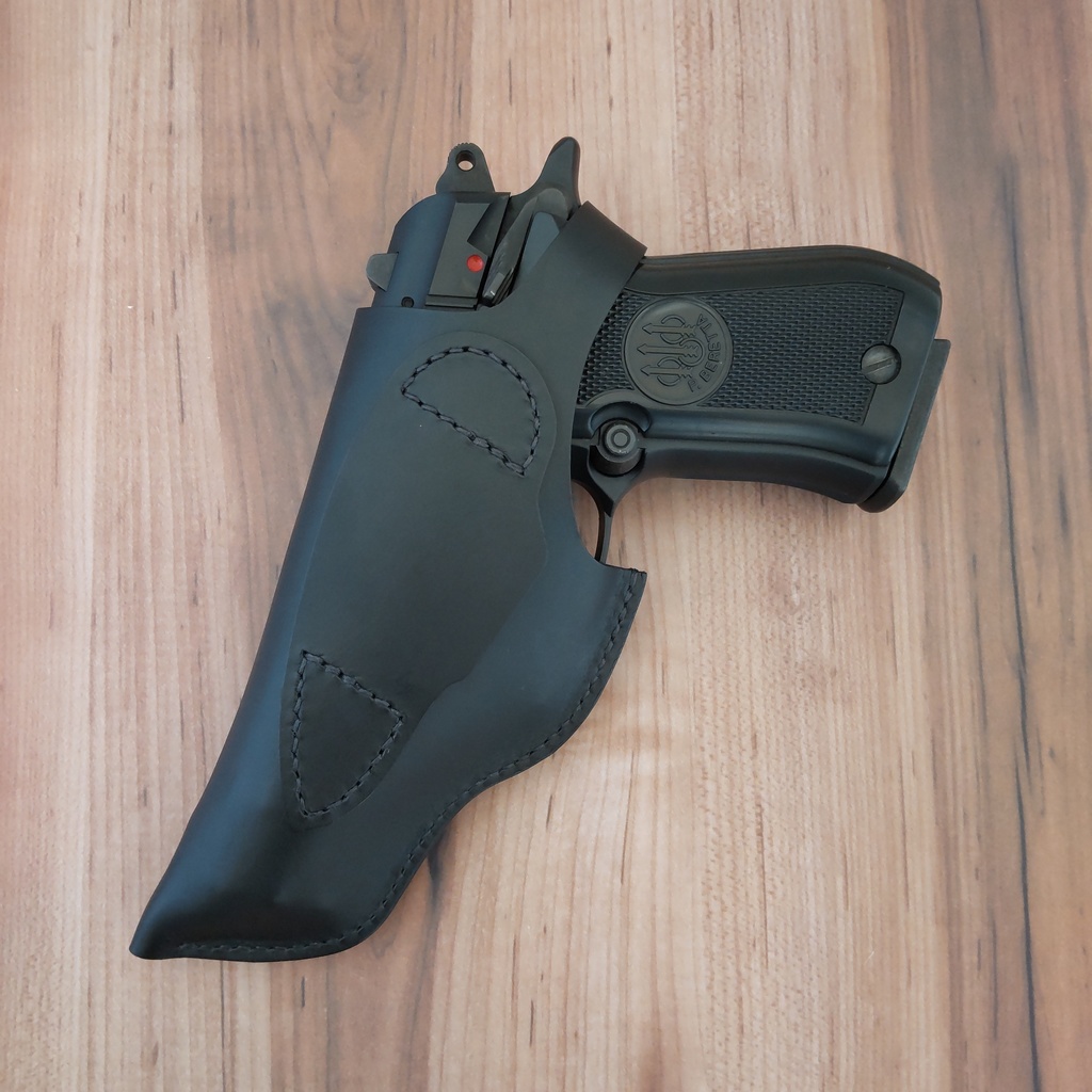 【受注製作】レザーホルスター ウエスタンアームズ ベレッタM84FS・マルシン M84対応