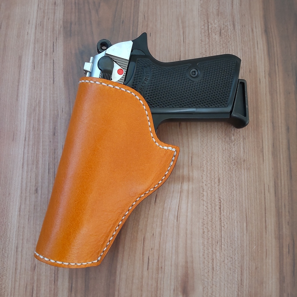 【受注製作】 インサイドホルスター コンパクトオート対応(マルシン ワルサーPP PPK・ウエスタンアームズ ベレッタ M1934・タナカワークス コルト380オート等)