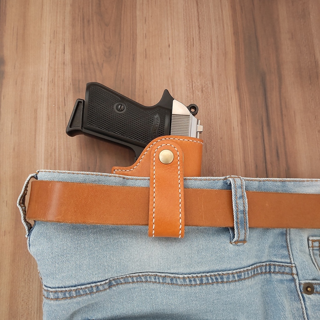 【受注製作】 インサイドホルスター コンパクトオート対応(マルシン ワルサーPP PPK・ウエスタンアームズ ベレッタ M1934・タナカワークス コルト380オート等)