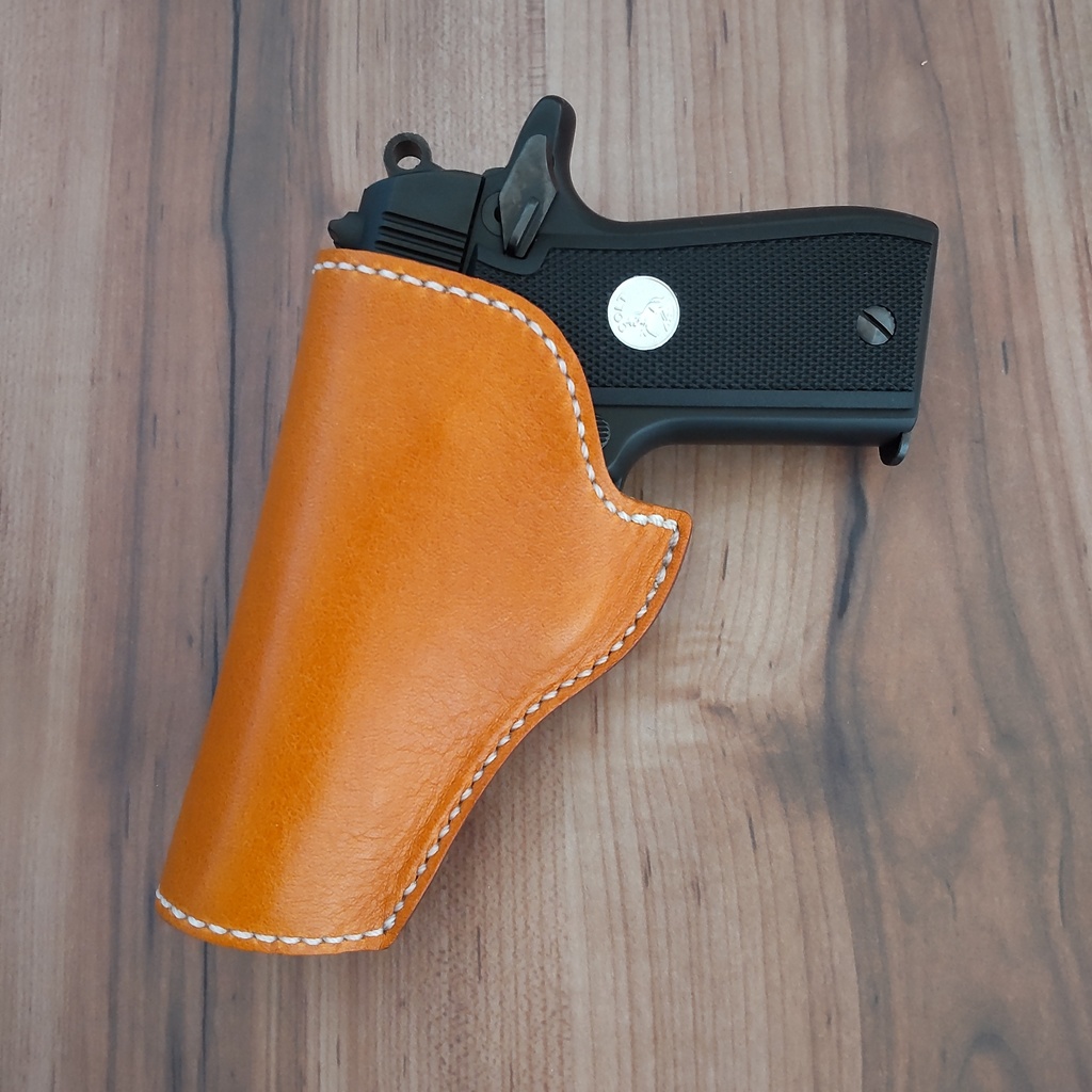 【受注製作】 インサイドホルスター コンパクトオート対応(マルシン ワルサーPP PPK・ウエスタンアームズ ベレッタ M1934・タナカワークス コルト380オート等)