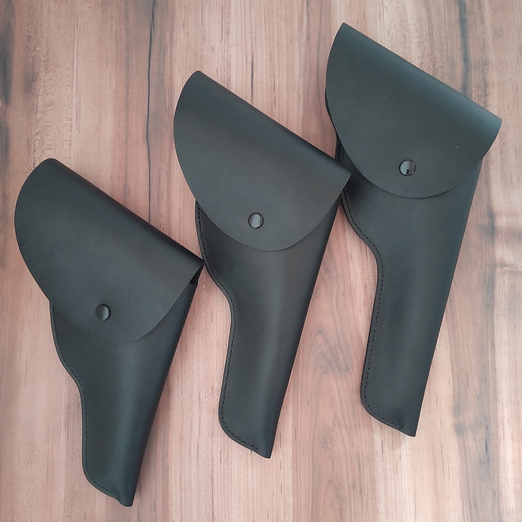 【受注製作】ポリス風レザーホルスター タナカワークス S&W M1917 シリーズ対応