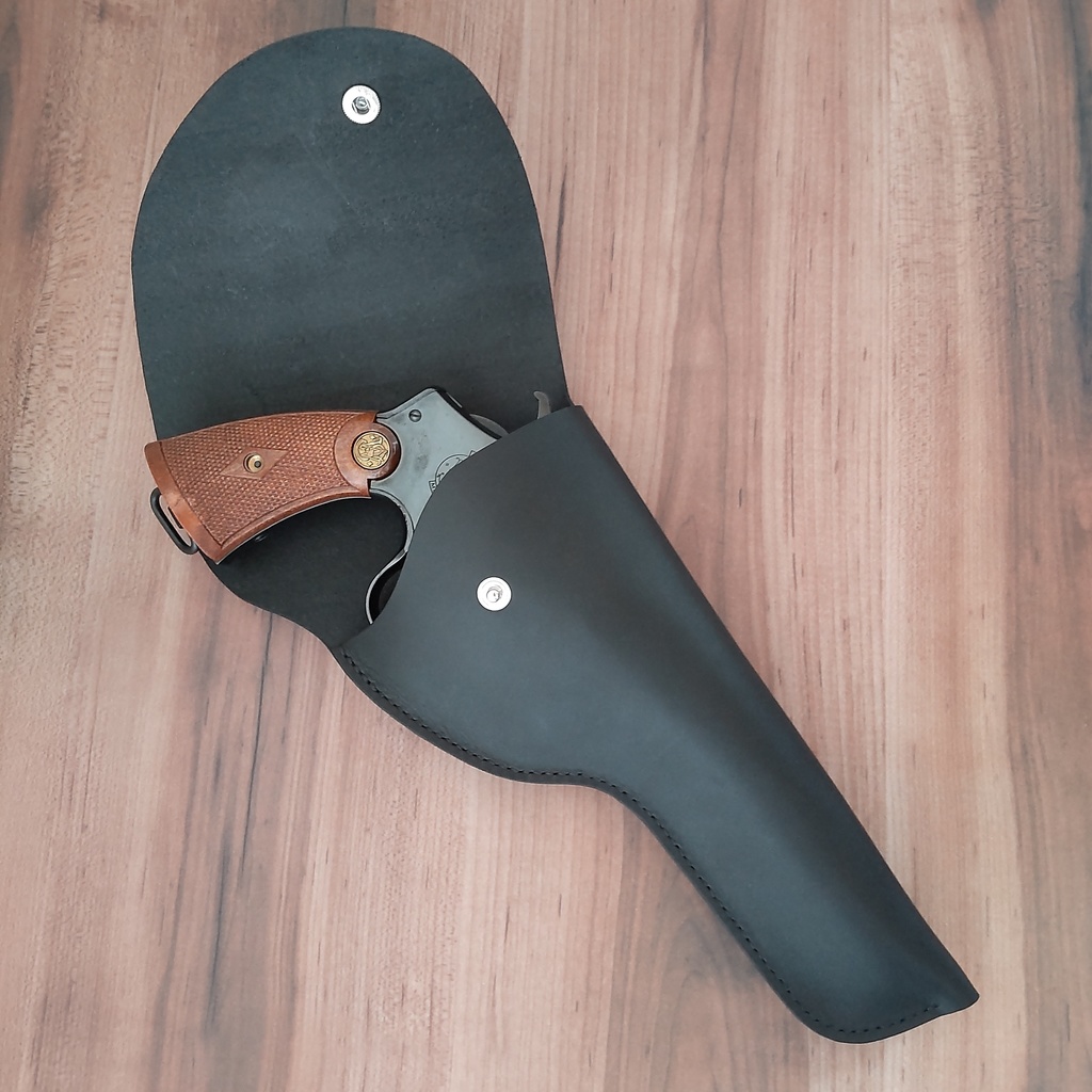 【受注製作】ポリス風レザーホルスター タナカワークス S&W M1917 シリーズ対応