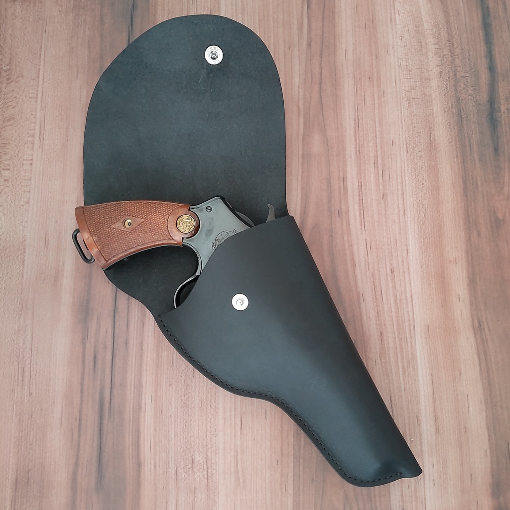 【受注製作】ポリス風レザーホルスター タナカワークス S&W M1917 シリーズ対応