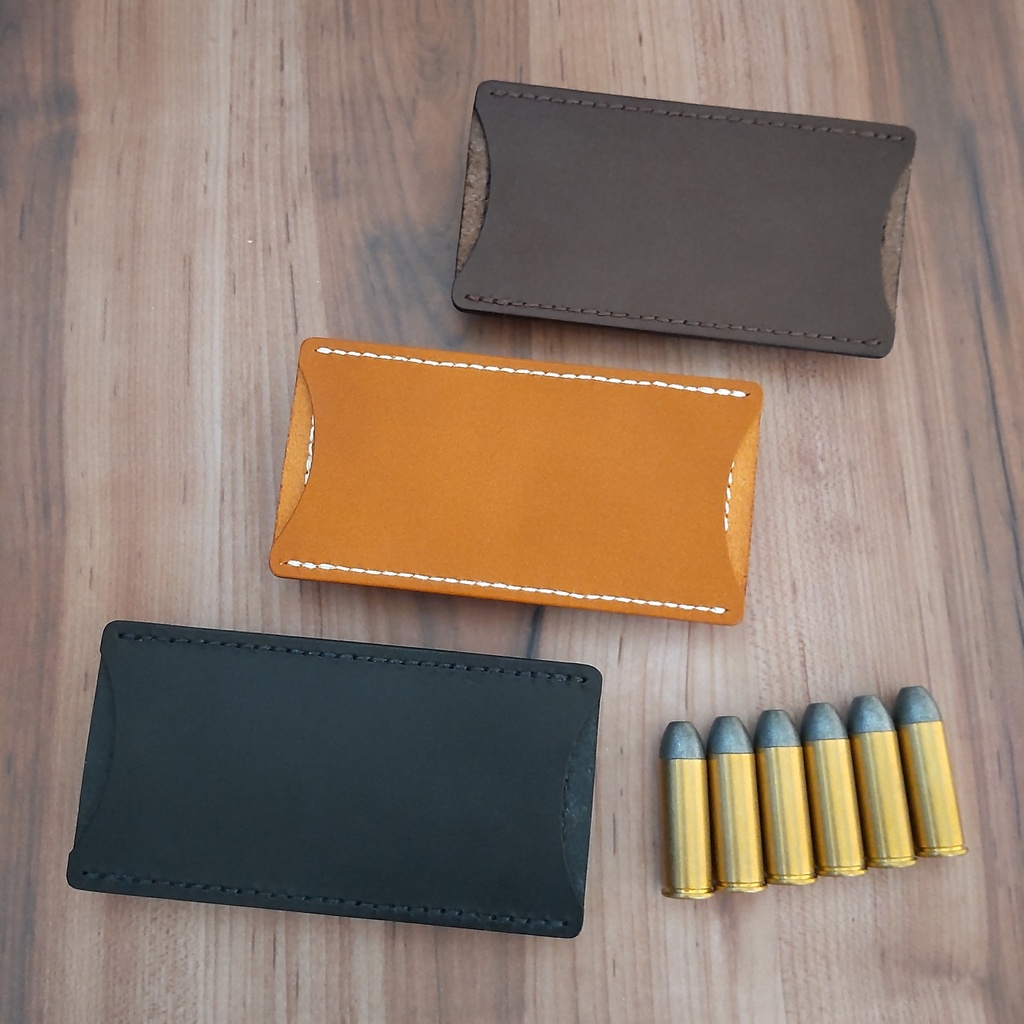 【受注製作】革製カートリッジホルダー 45コルト等対応