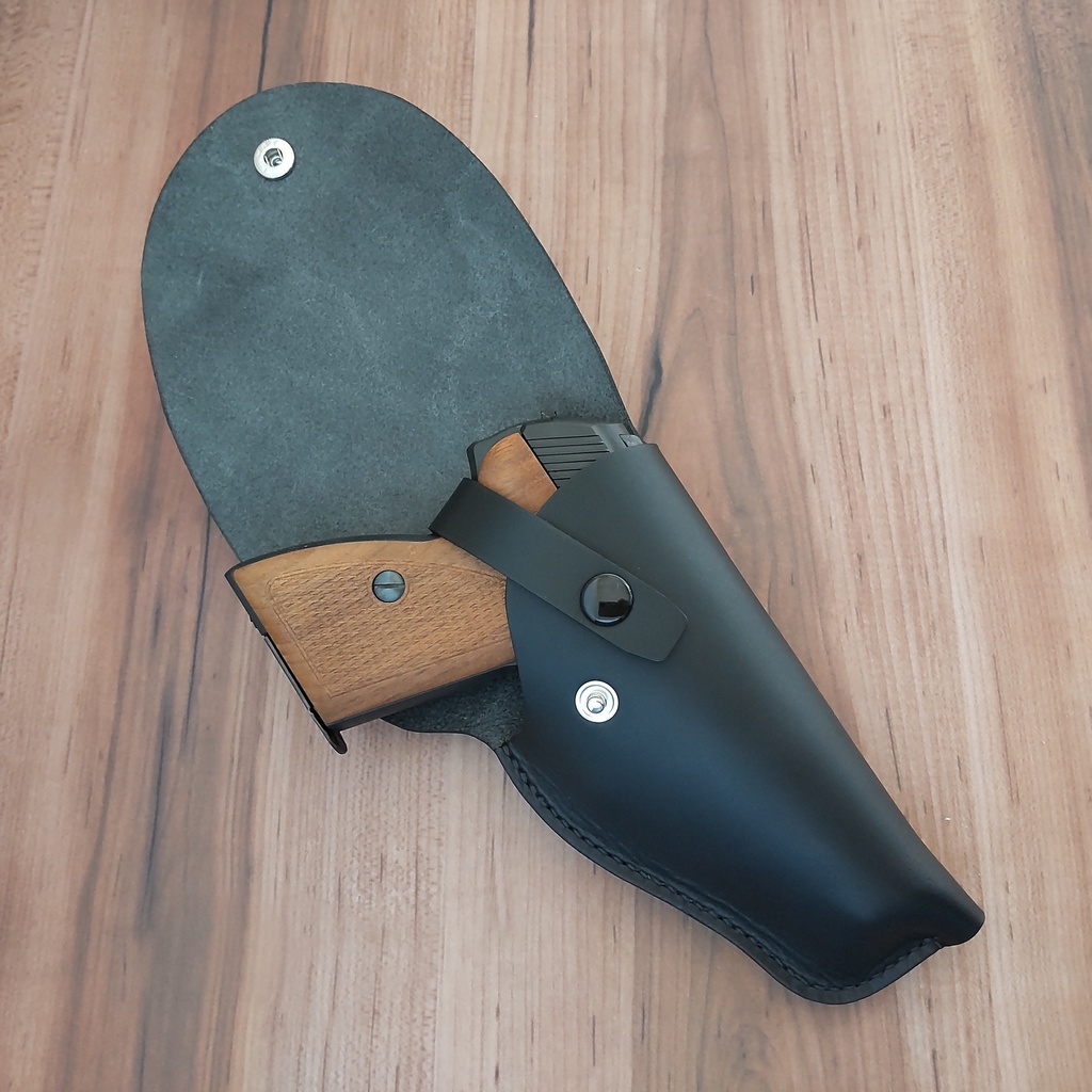 【受注製作】ポリス風レザーホルスター モーゼルHSc対応