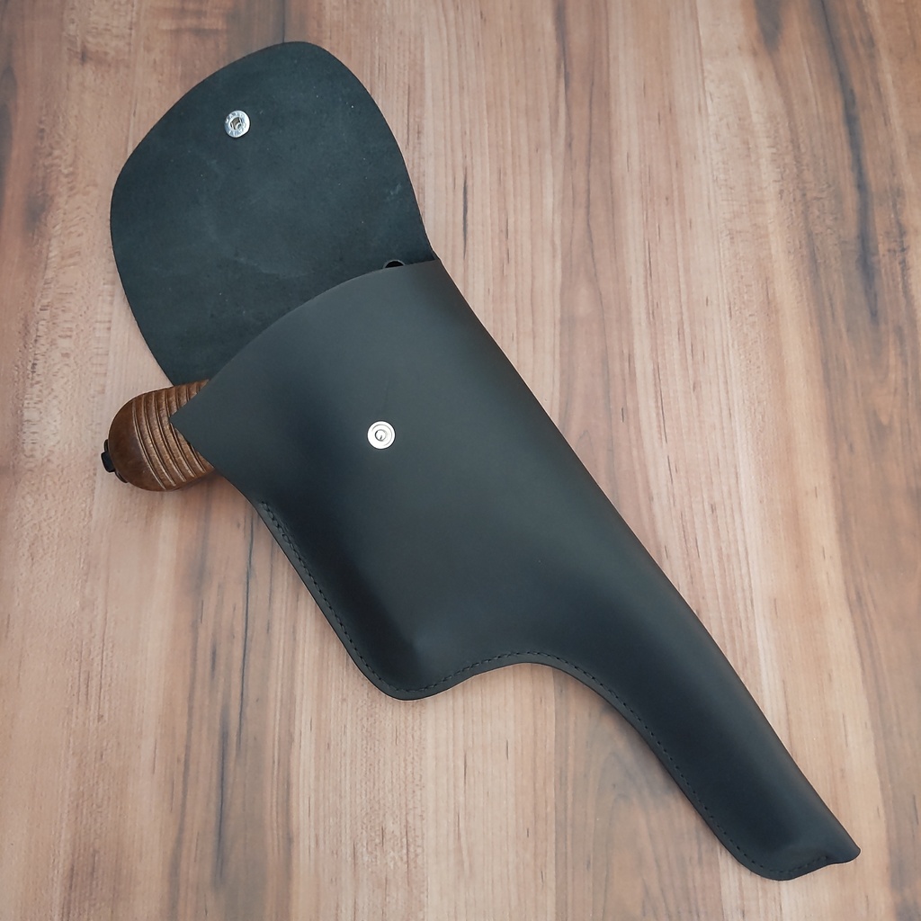 【受注製作】ポリス風レザーホルスター マルシン モーゼルM712対応