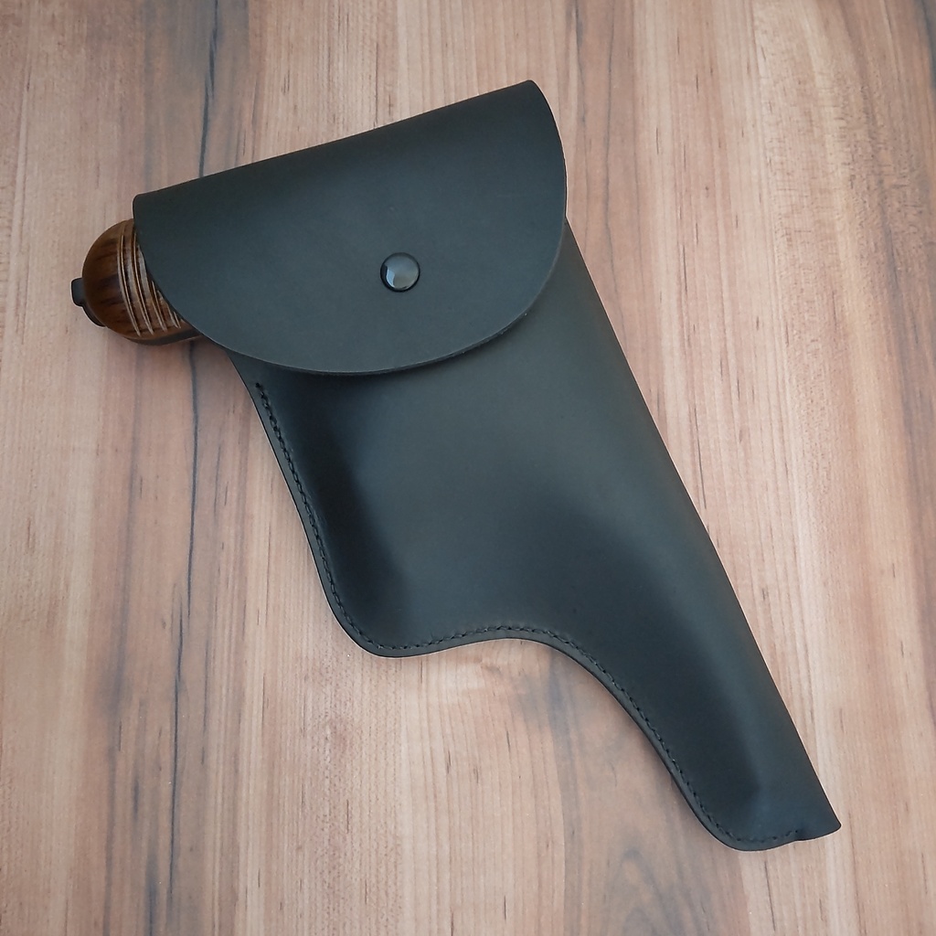 【受注製作】ポリス風レザーホルスター マルシン モーゼルM712対応