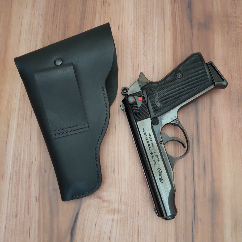 【受注製作】ポリス風レザーホルスター マルシン ワルサーPP対応