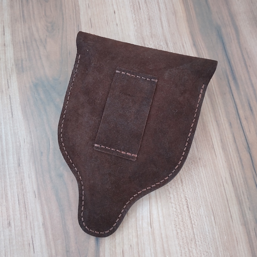 【受注製作】レザーケース ハートフォード プロテクター パームピストル対応 (牛ベロア革仕様)