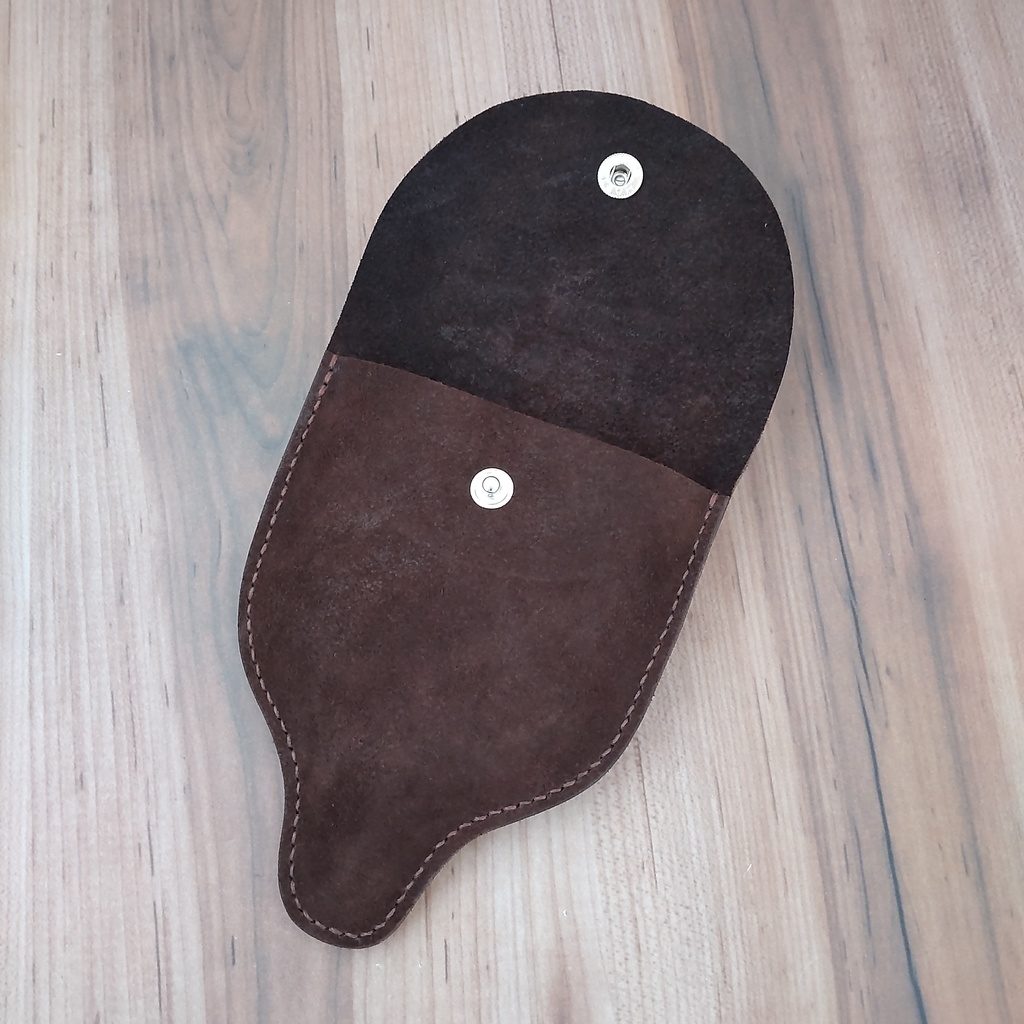 【受注製作】レザーケース ハートフォード プロテクター パームピストル対応 (牛ベロア革仕様)