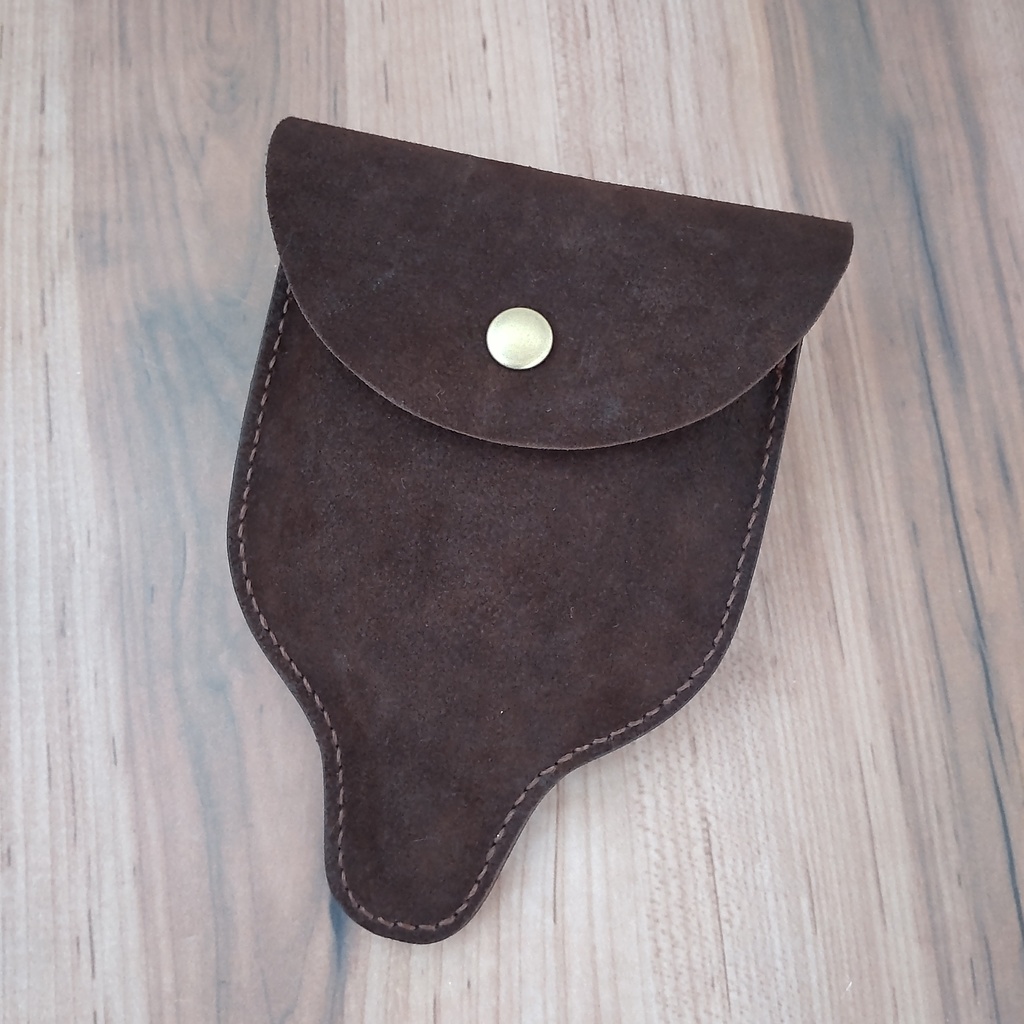 【受注製作】レザーケース ハートフォード プロテクター パームピストル対応 (牛ベロア革仕様)