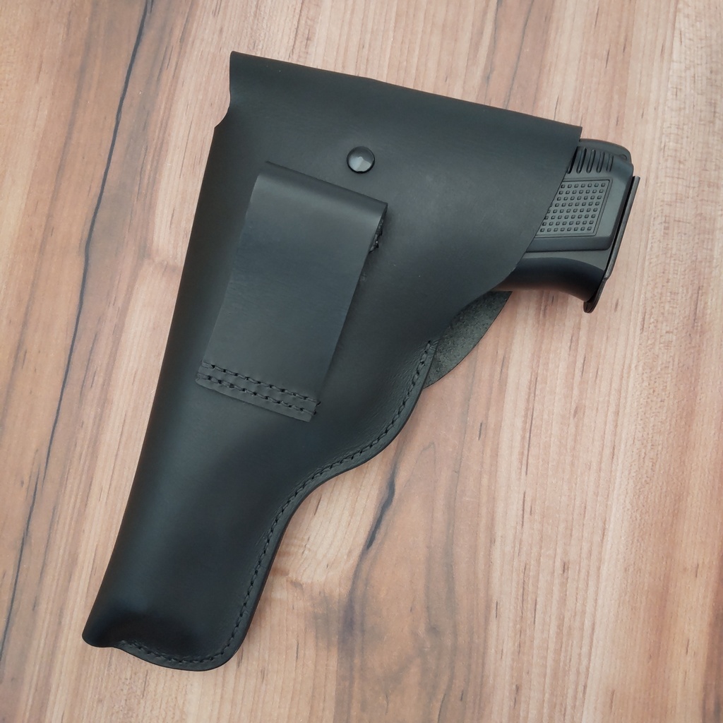 【受注製作】ポリス風レザーホルスター KSC Cz75対応