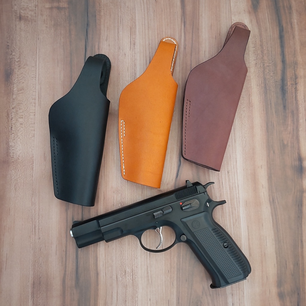 【受注製作】レザーホルスター KSC Cz75対応