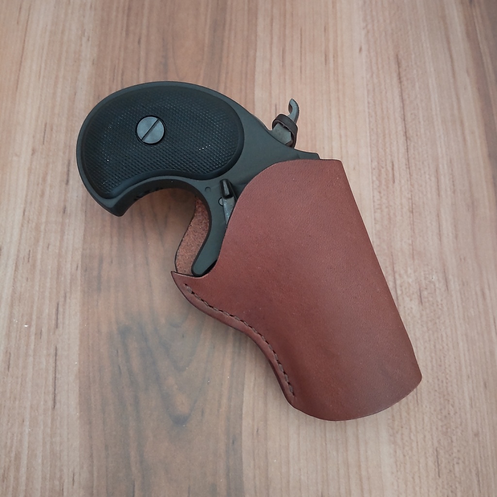 【受注製作】マルシン ダブルデリンジャー対応 ウエスタン風ホルスター