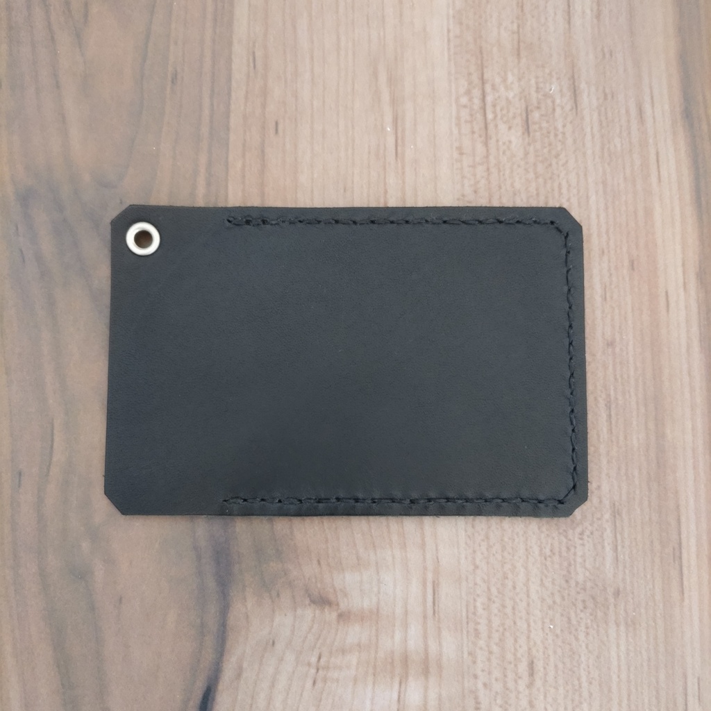 【受注製作】タンニン鞣し牛革を使用したSuicaデザインのパスケース