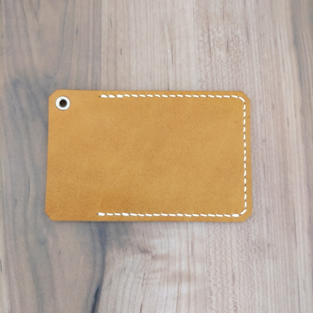 【受注製作】タンニン鞣し牛革を使用したSuicaデザインのパスケース