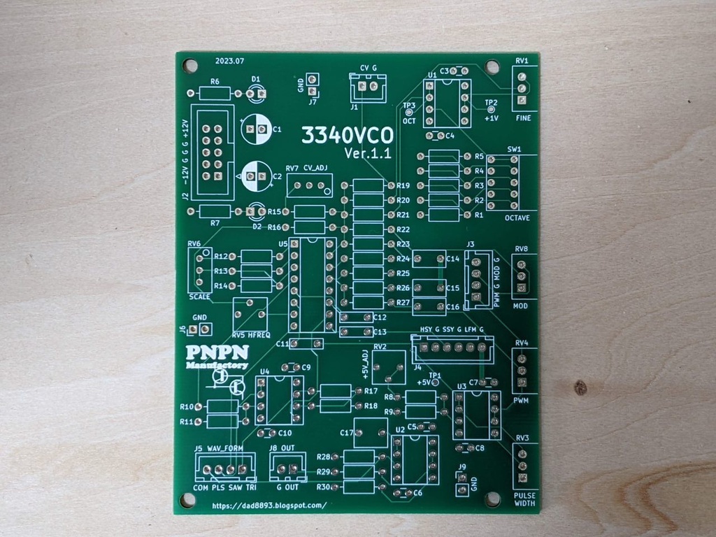 3340VCO基板セット Ver.1.1